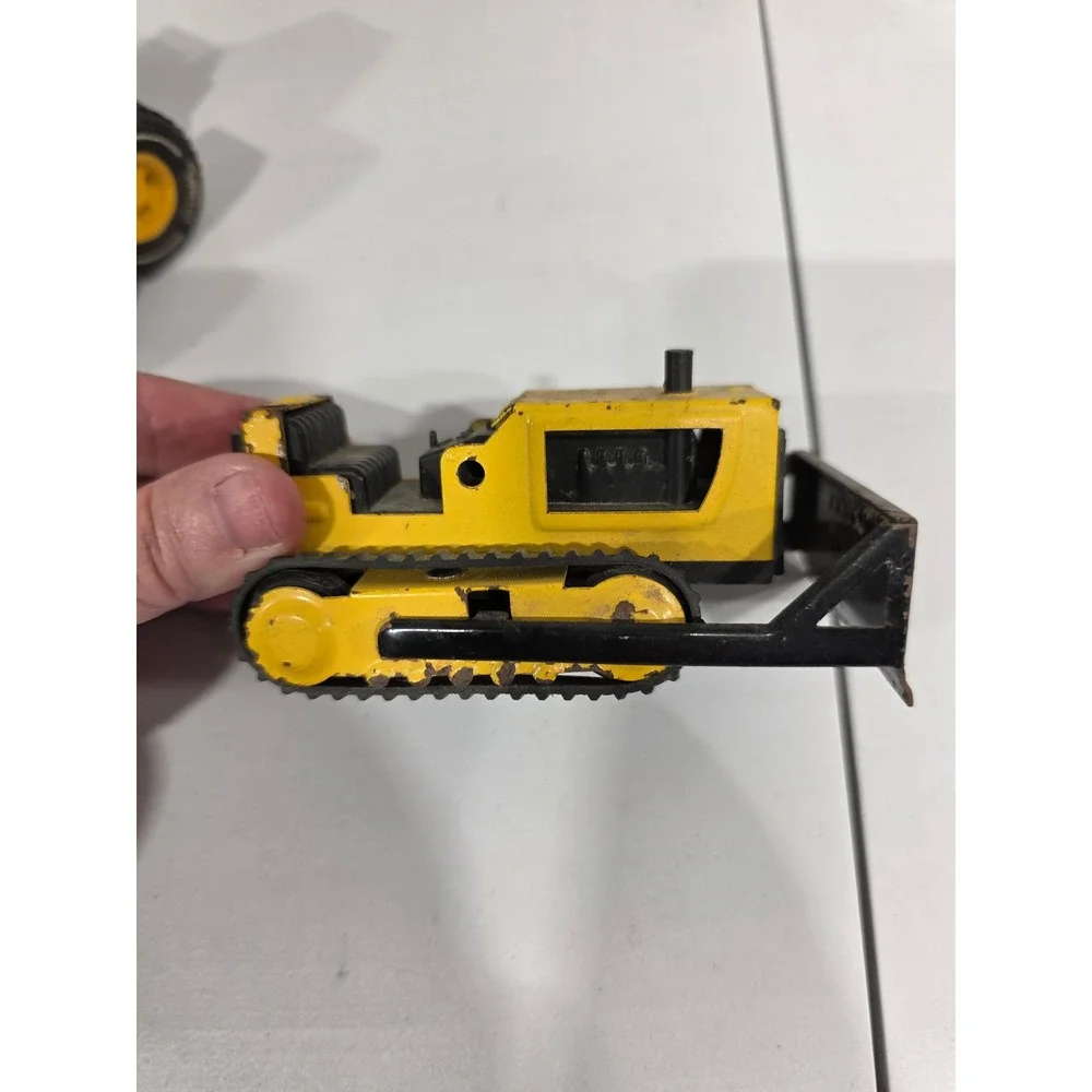 Vintage Tonka Hot Wheels CAT Construction Vehicle‎ Toy Bulldozer Lot of 3 READ
